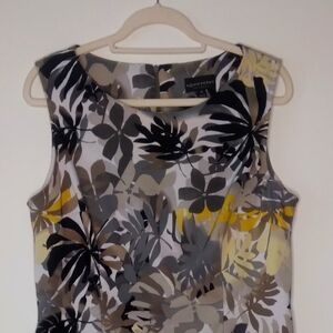 Floral Leafy Multi-Colored Dress